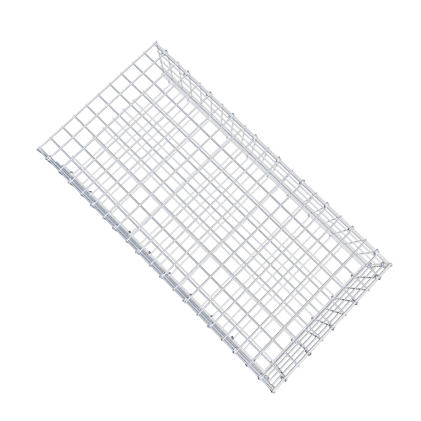 Gavión acoplable tipo 2 100 cm x 20 cm x 50 cm (L x A x P), malla 5 cm x 5 cm, anillo en C