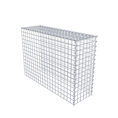 Gavión adulto tipo 4 100 cm x 70 cm x 30 cm (largo x alto x profundidad), tamaño de malla 5 cm x 5 cm, espiral