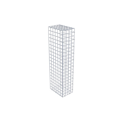 Gavión adicional tipo 2 100 cm x 30 cm x 20 cm (L x A x P), malla 5 cm x 5 cm, anillo en C