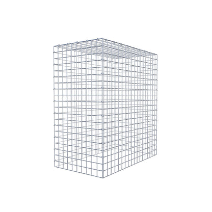Monteret gabion type 3 100 cm x 90 cm x 50 cm (L x H x D), maskestørrelse 5 cm x 5 cm, C-ring