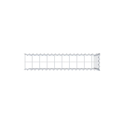 Grown-on gabion type 4 100 cm x 50 cm x 20 cm (L x H x D), mesh size 10 cm x 10 cm, spiral