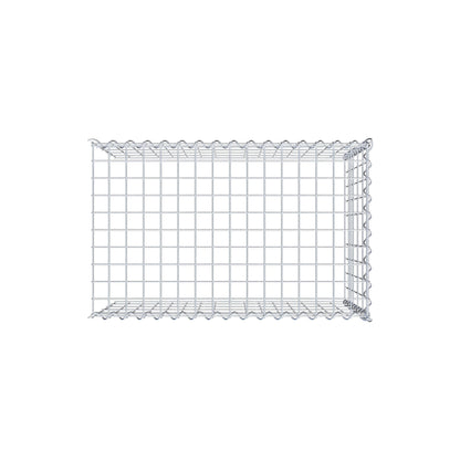 Gavión adicional tipo 4 80 cm x 50 cm x 50 cm (L x A x P), malla 5 cm x 10 cm, en espiral