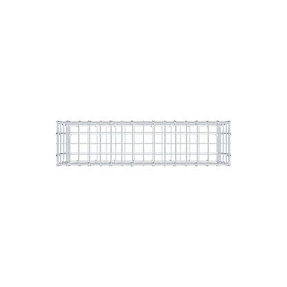 Schanskorf 80 cm x 40 cm x 20 cm (L x H x D), maaswijdte 5 cm x 10 cm, C-ring