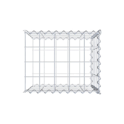 Gabbione aggiuntivo tipo 2 50 cm x 40 cm x 40 cm (L x H x P), dimensione maglia 10 cm x 10 cm, a spirale