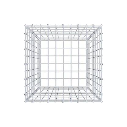 Type 3 oplegkorf 100 cm x 50 cm x 50 cm (L x H x D), maaswijdte 5 cm x 10 cm, C-ring