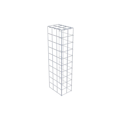 Gavión adicional tipo 4 100 cm x 30 cm x 20 cm (L x A x P), malla 10 cm x 10 cm, anillo en C