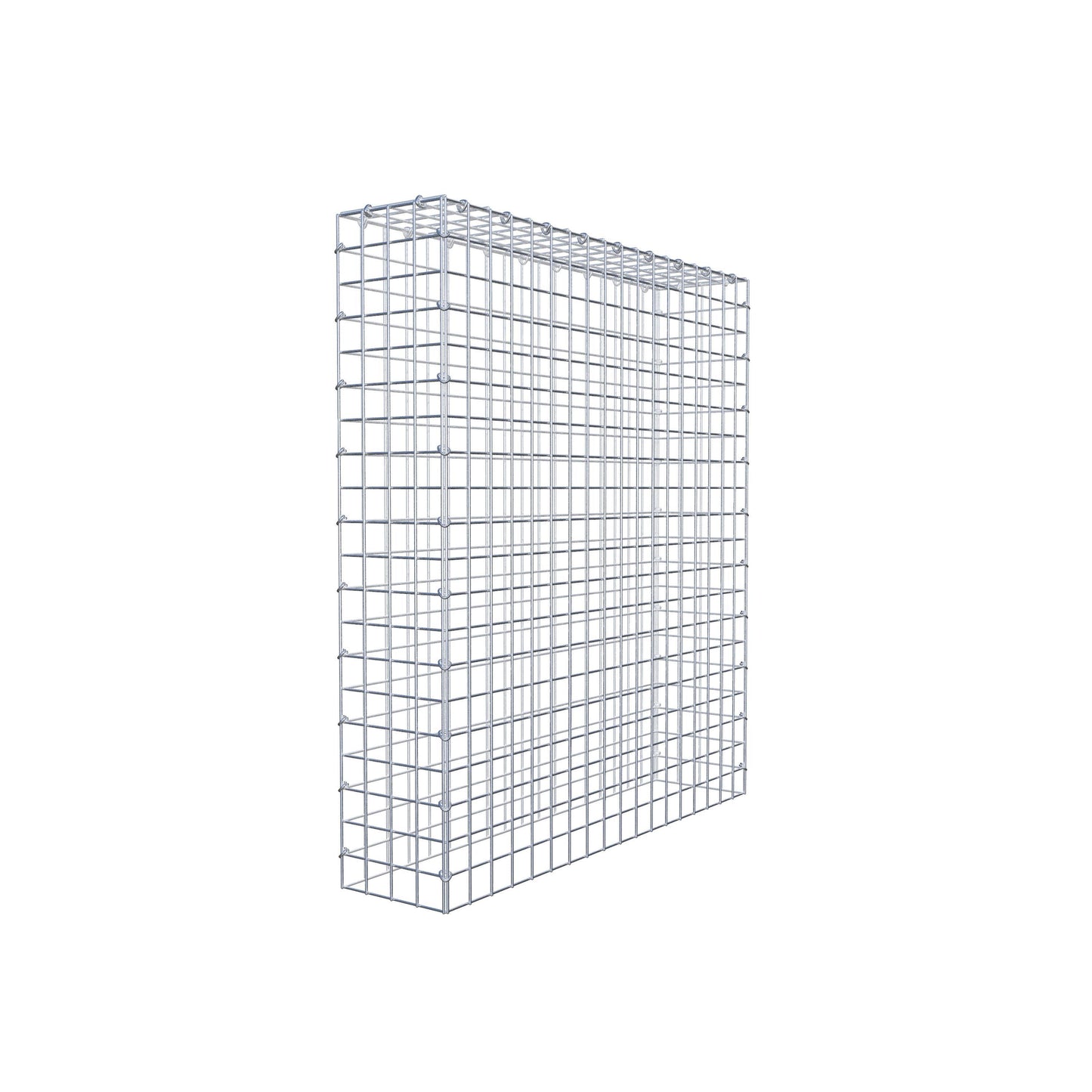 Gavión complementario de tipo 3 100 cm x 90 cm x 20 cm (L x A x P), malla 5 cm x 5 cm, anillo en C