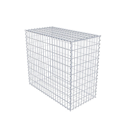 Gabion 100 cm x 90 cm x 50 cm (L x H x D), maskestørrelse 5 cm x 10 cm, spiral