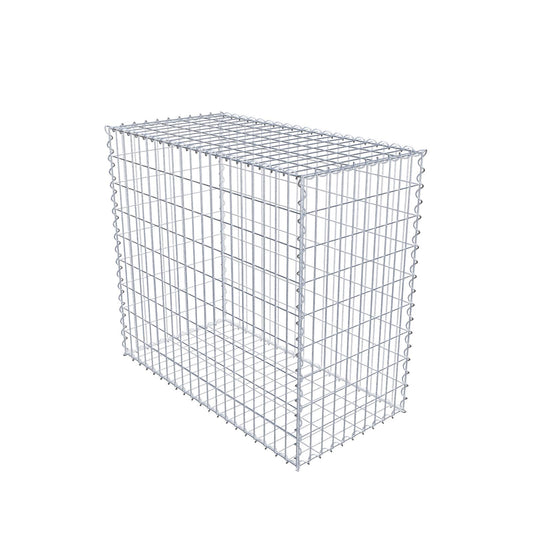 Gabion 100 cm x 90 cm x 50 cm (L x H x D), mesh size 5 cm x 10 cm, spiral