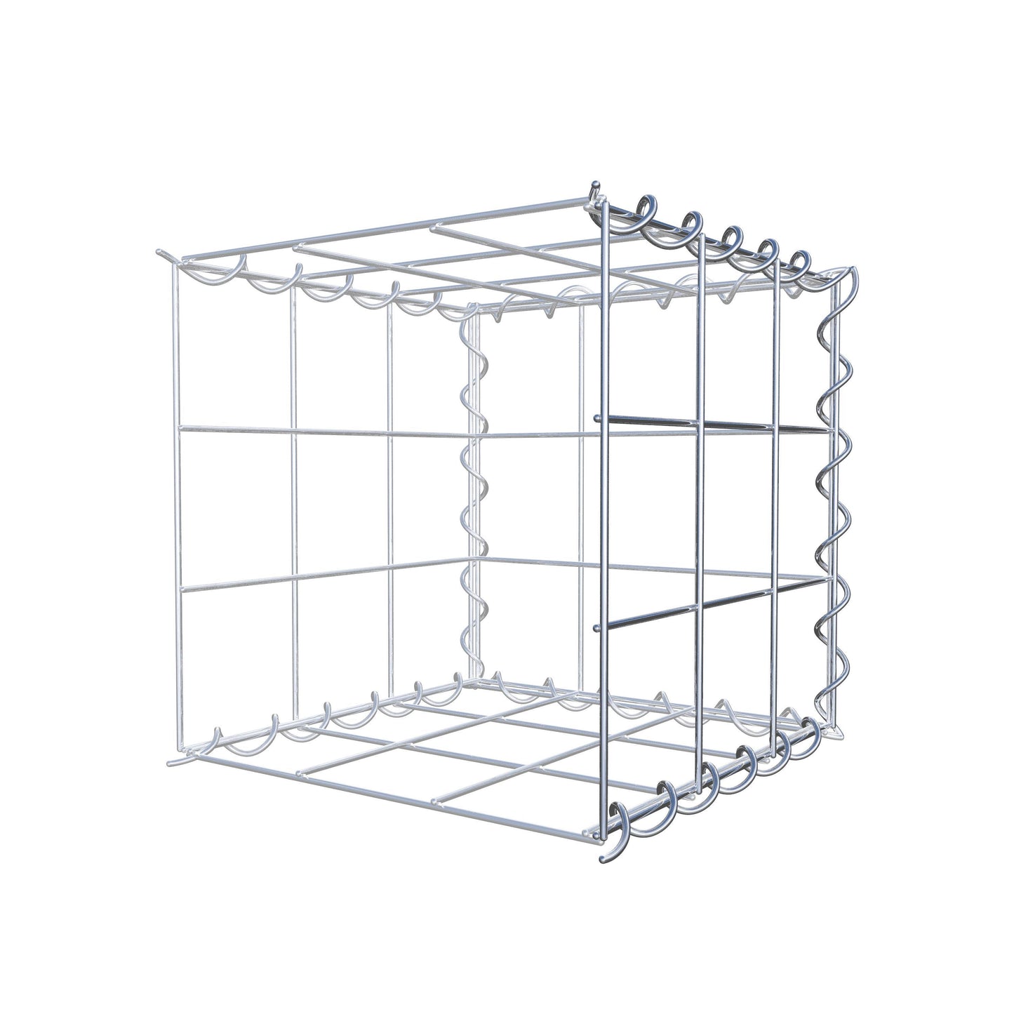 Gavión adicional tipo 2 30 cm x 30 cm x 30 cm (L x A x P), malla 10 cm x 10 cm, en espiral