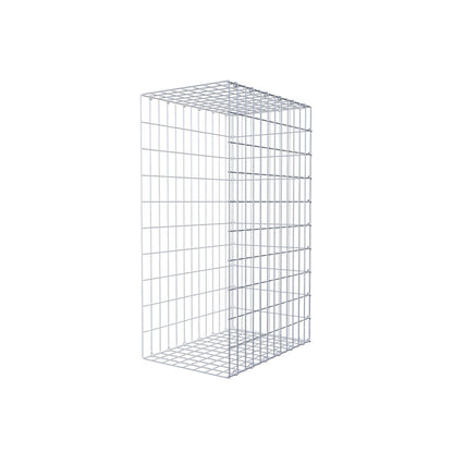 Monteret gabion type 2 100 cm x 60 cm x 40 cm, maskestørrelse 5 cm x 10 cm, C-ring