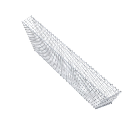 Anbaugabione Typ 2 200 cm x 100 cm x 20 cm (L x H x T), Maschenweite 5 cm x 5 cm, Spirale