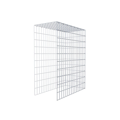 Anbaugabione Typ 4 100 cm x 80 cm x 40 cm (L x H x T), Maschenweite 5 cm x 10 cm, C-Ring