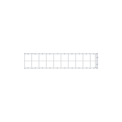 Type 4 oplegkorf 100 cm x 20 cm x 20 cm (L x H x D), maaswijdte 10 cm x 10 cm, C-ring