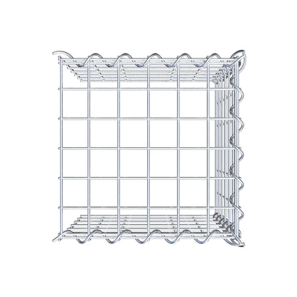 Gavión adulto tipo 4 30 cm x 30 cm x 30 cm (largo x alto x profundidad), tamaño de malla 5 cm x 5 cm, espiral