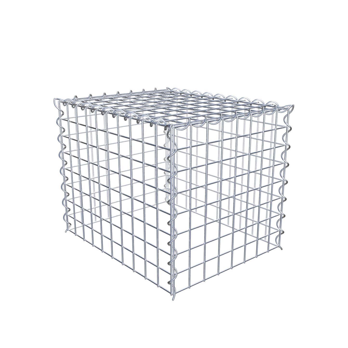 Gavión adicional tipo 3 50 cm x 40 cm x 40 cm (L x A x P), malla 5 cm x 5 cm, en espiral