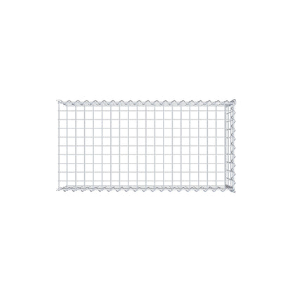 Grown-on gabion type 4 100 cm x 30 cm x 50 cm (L x H x D), mesh size 5 cm x 10 cm, spiral