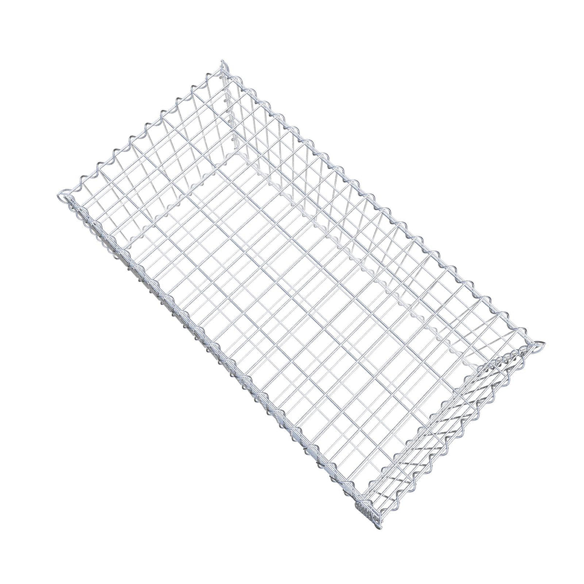 Gabione 100 cm x 40 cm x 50 cm (L x H x T), Maschenweite 5 cm x 10 cm, Spirale
