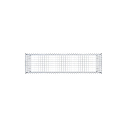 Opvokset gabion type 3 200 cm x 100 cm x 50 cm (L x H x D), maskestørrelse 5 cm x 10 cm, spiral