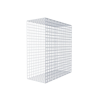 Typ 2 påbyggnadsgabion 100 cm x 90 cm x 40 cm (L x H x D), maskstorlek 5 cm x 5 cm, C-ring