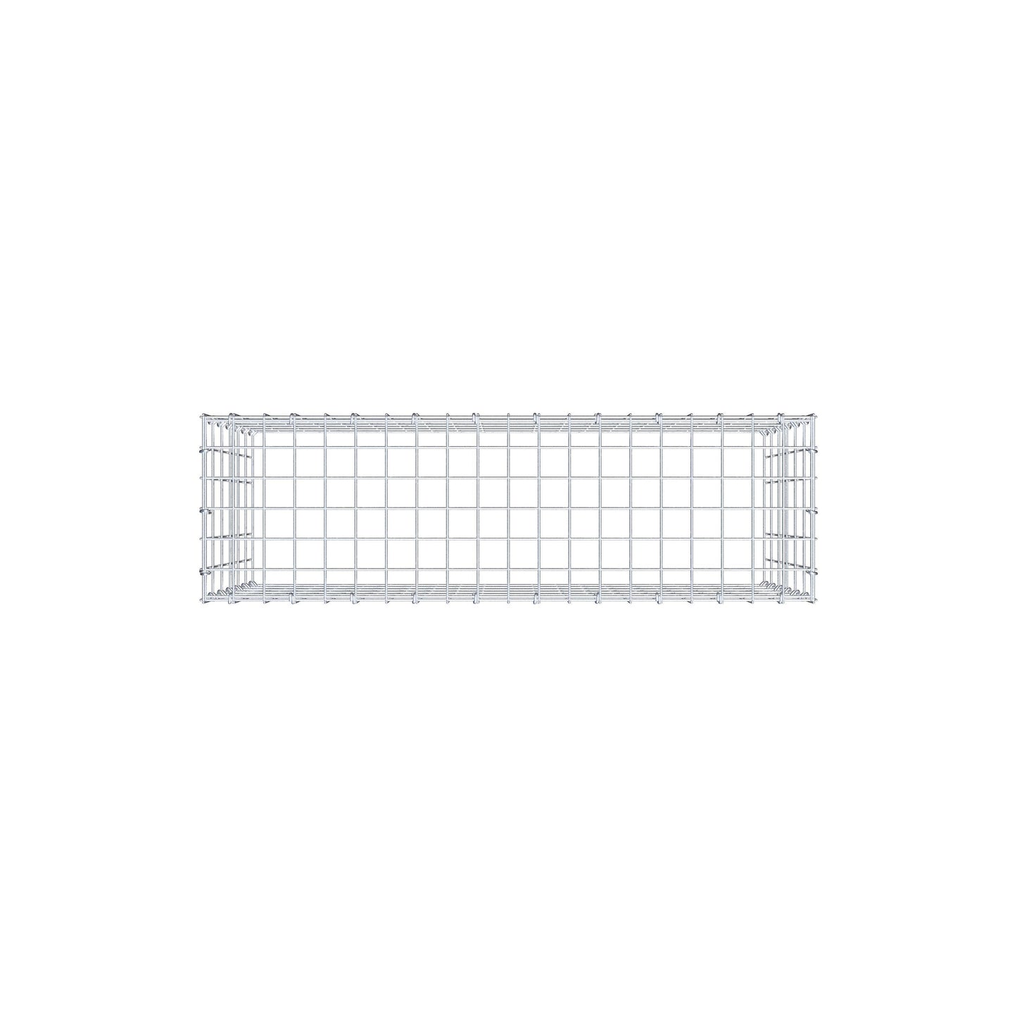 Gavión complementario de tipo 3 100 cm x 60 cm x 30 cm (L x A x P), malla 5 cm x 10 cm, anillo en C