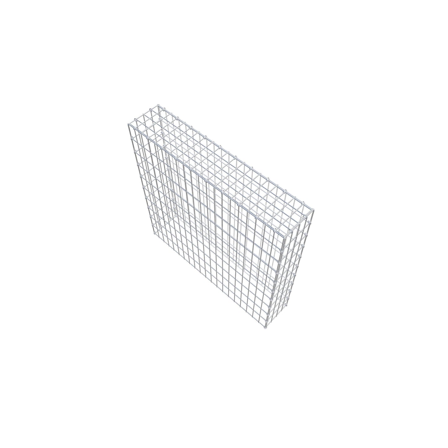Gavión complementario de tipo 3 100 cm x 100 cm x 20 cm (L x A x P), malla 5 cm x 10 cm, anillo en C
