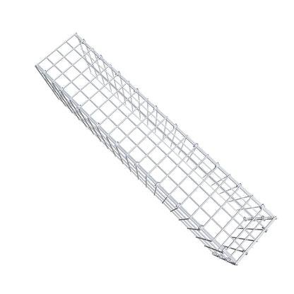 Type 4 oplegkorf 100 cm x 30 cm x 20 cm (L x H x D), maaswijdte 5 cm x 10 cm, C-ring