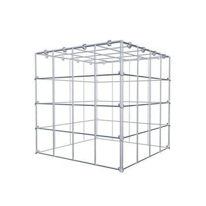 Mounted gabion type 3 40 cm x 40 cm x 40 cm (L x H x D), mesh size 10 cm x 10 cm, C-ring