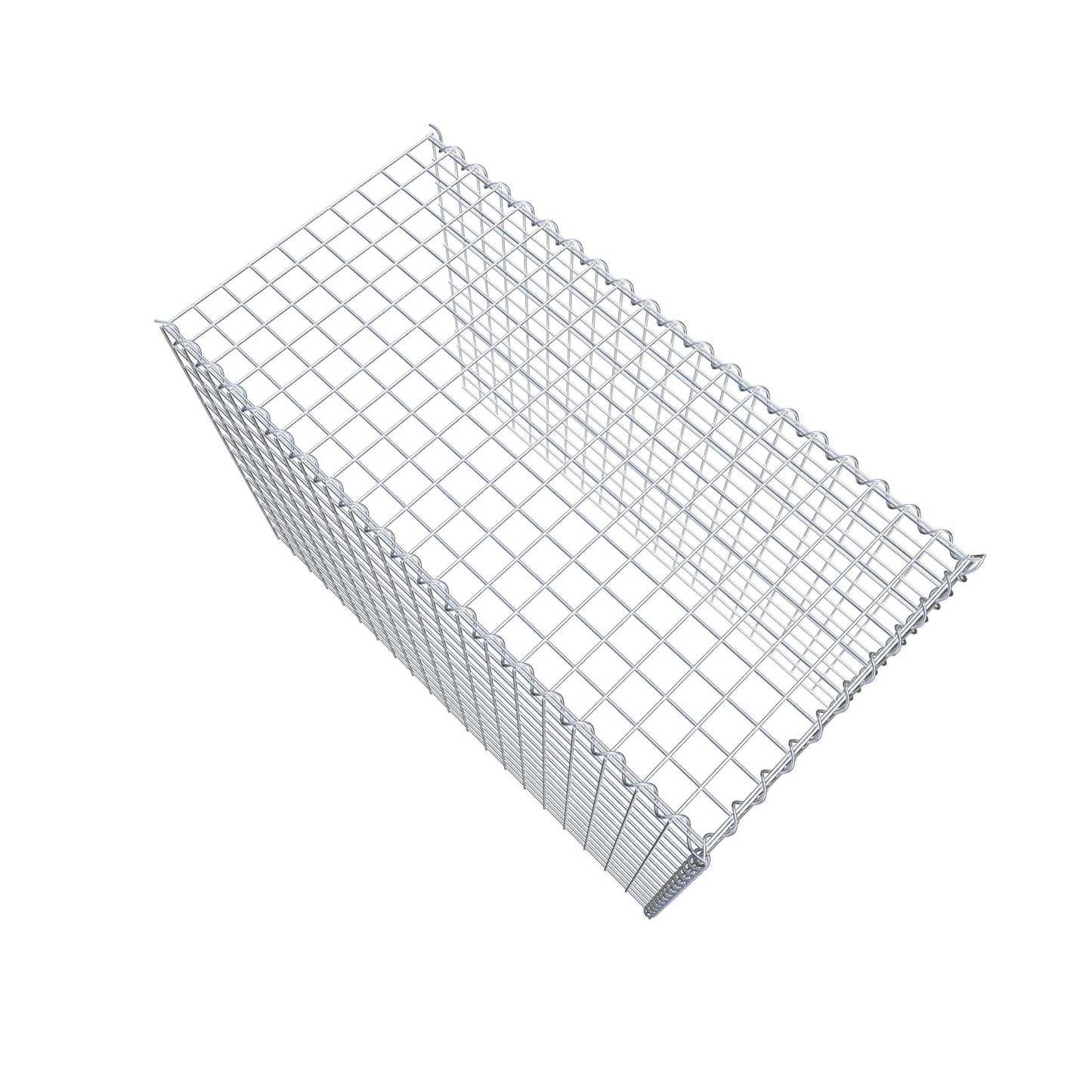 Gabião tipo 4 100 cm x 70 cm x 50 cm (C x A x P), malhagem 5 cm x 5 cm, espiral
