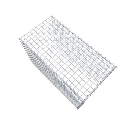 Gabião tipo 4 100 cm x 70 cm x 50 cm (C x A x P), malhagem 5 cm x 5 cm, espiral