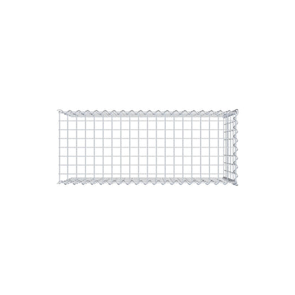 Gavión complementario tipo 4 100 cm x 50 cm x 40 cm (L x A x P), malla 5 cm x 10 cm, espiral