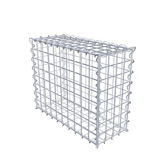 Gabbione 50 cm x 40 cm x 20 cm (L x H x P), maglia 5 cm x 5 cm, spirale