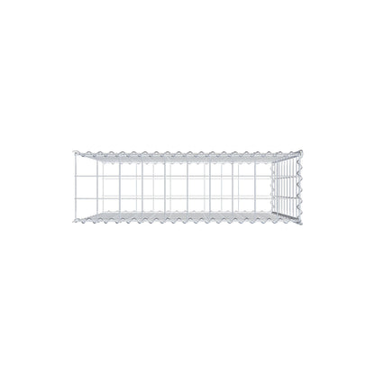 Anbaugabione Typ 2 100 cm x 100 cm x 30 cm (L x H x T), Maschenweite 10 cm x 10 cm, Spirale