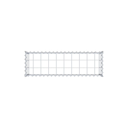 Opvokset gabion type 3 100 cm x 30 cm x 30 cm (L x H x D), maskestørrelse 10 cm x 10 cm, spiral
