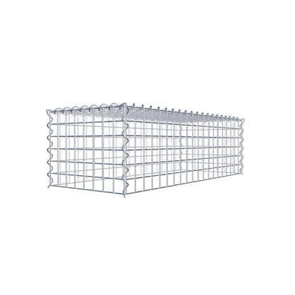Gavión complementario tipo 3 100 cm x 30 cm x 40 cm (L x A x P), malla 5 cm x 5 cm, espiral