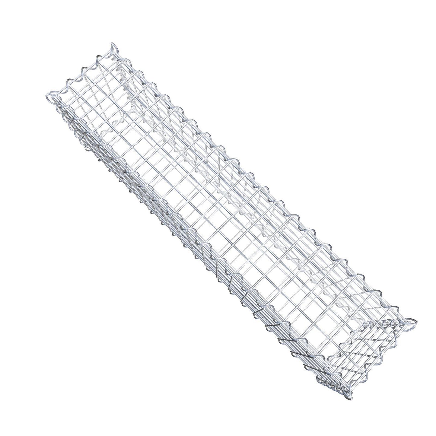 Set van 2 schanskorven 100 cm x 30 cm x 20 cm (L x H x D), maaswijdte 5 x 5 cm, spiraalvormig