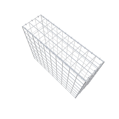 Mounted gabion type 3 100 cm x 80 cm x 30 cm (L x H x D), mesh size 10 cm x 10 cm, C-ring