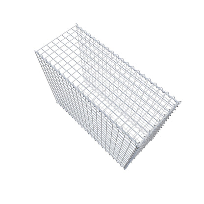 Gavión complementario tipo 2 100 cm x 80 cm x 40 cm (L x A x P), malla 5 cm x 5 cm, espiral