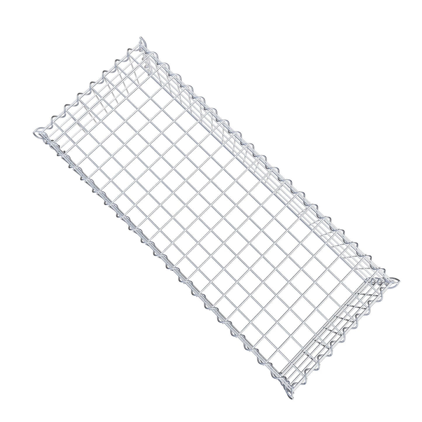 Gavión complementario tipo 3 100 cm x 20 cm x 40 cm (L x A x P), malla 5 cm x 5 cm, espiral