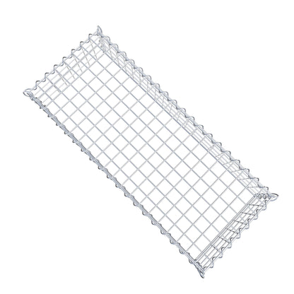 Gavión complementario tipo 3 100 cm x 20 cm x 40 cm (L x A x P), malla 5 cm x 5 cm, espiral