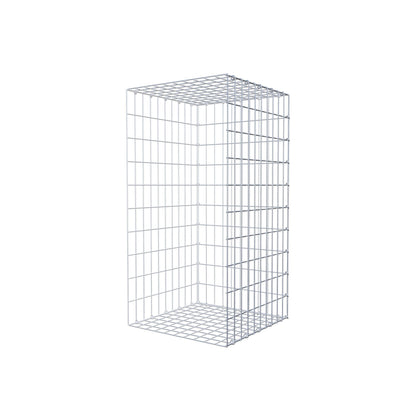 Mounted gabion type 2 100 cm x 50 cm x 50 cm, mesh size 5 cm x 10 cm, C-ring