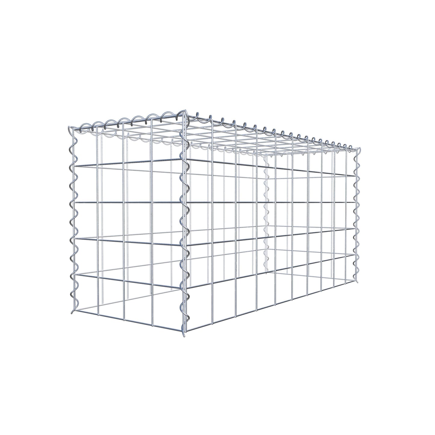 Gavión complementario tipo 3 100 cm x 50 cm x 40 cm (L x A x P), malla 10 cm x 10 cm, espiral