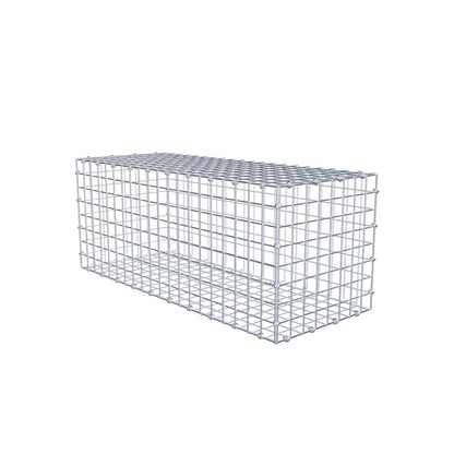 Gavión 100 cm x 40 cm x 40 cm (L x A x P), luz de malla 5 x 5 cm, anillo en espiral