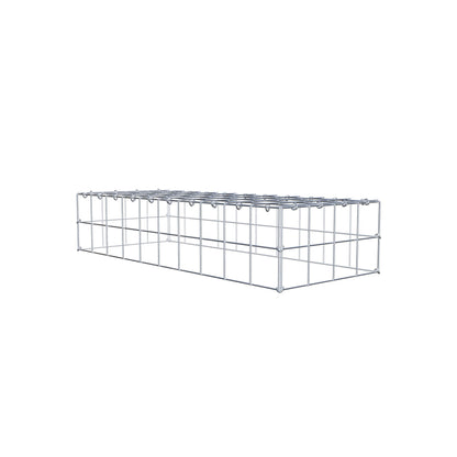 Gavión complementario de tipo 3 100 cm x 20 cm x 40 cm (L x A x P), malla 10 cm x 10 cm, anillo en C