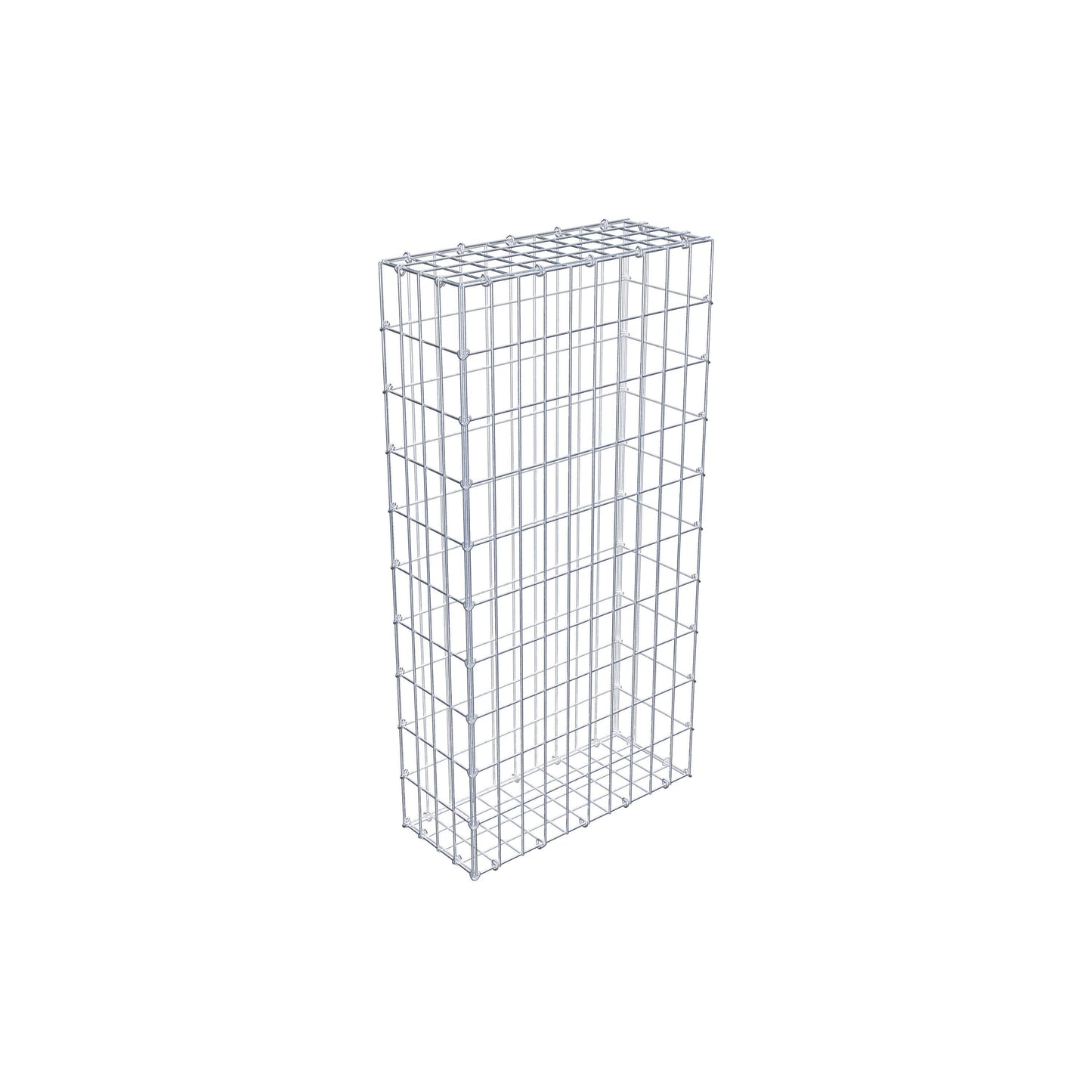 Gabione 100 cm x 20 cm x 50 cm (L x H x T), Maschenweite 5 cm x 10 cm, C-Ring