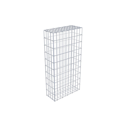 Gabione 100 cm x 20 cm x 50 cm (L x H x T), Maschenweite 5 cm x 10 cm, C-Ring