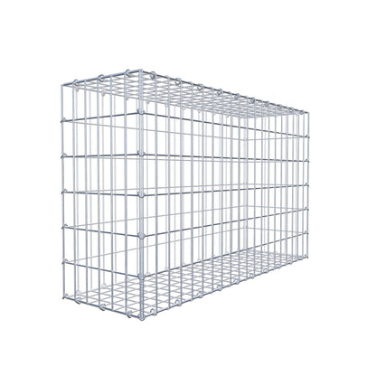 Gavión 100 cm x 60 cm x 30 cm (L x A x P), luz de malla 5 cm x 10 cm, anillo en C