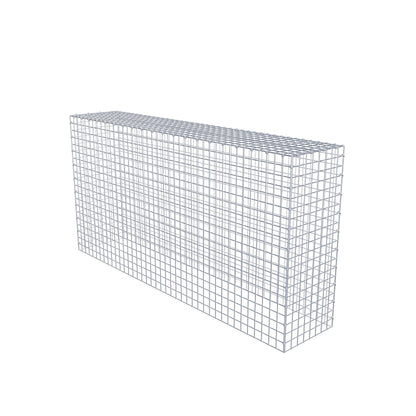 Anbaugabione Typ 3 200 cm x 100 cm x 40 cm (L x H x T), Maschenweite 5 cm x 5 cm, C-Ring