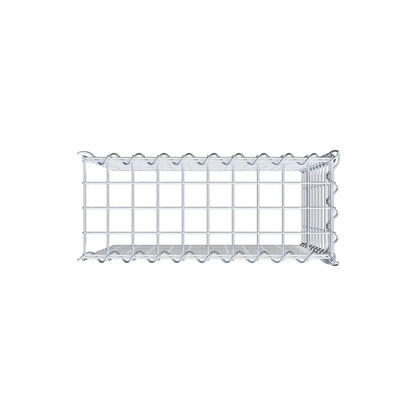 Gavión adicional tipo 4 50 cm x 50 cm x 20 cm (L x A x P), malla 5 cm x 5 cm, en espiral