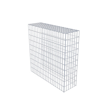 Anbaugabione Typ 4 100 cm x 100 cm x 30 cm (L x H x T), Maschenweite 5 cm x 10 cm, C-Ring
